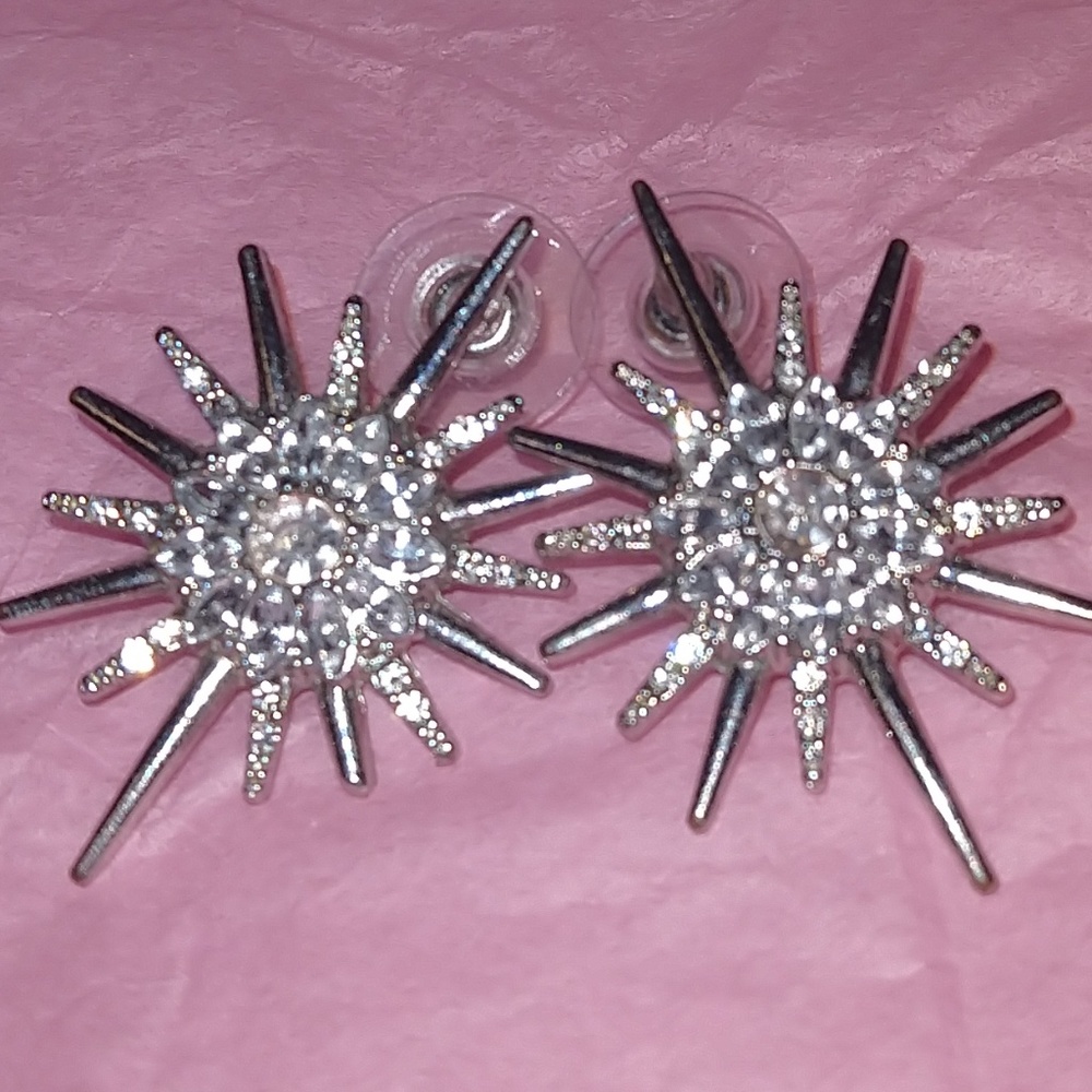 Starburst post earrings - Picture 7 of 7